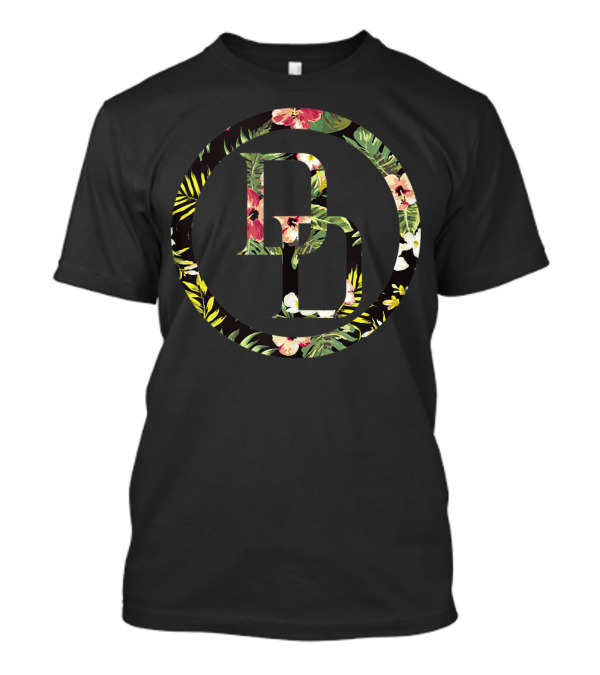 Marvel Daredevil Floral Logo T-Shirt