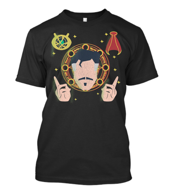 Marvel Doctor Strange Eye Of Agamotto Cloak Of Levitation Symbolic T-Shirt