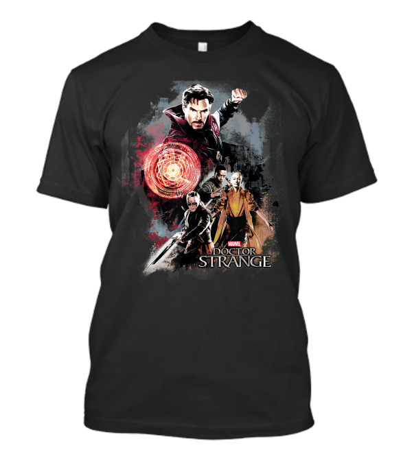 Marvel Doctor Strange Movie Characters Sorcery Action Scene T-Shirt