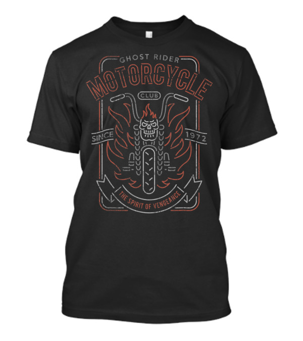 Ghost Rider Motorcycle Club The Spirit Of Vengeance Since 1972 T-Shirt