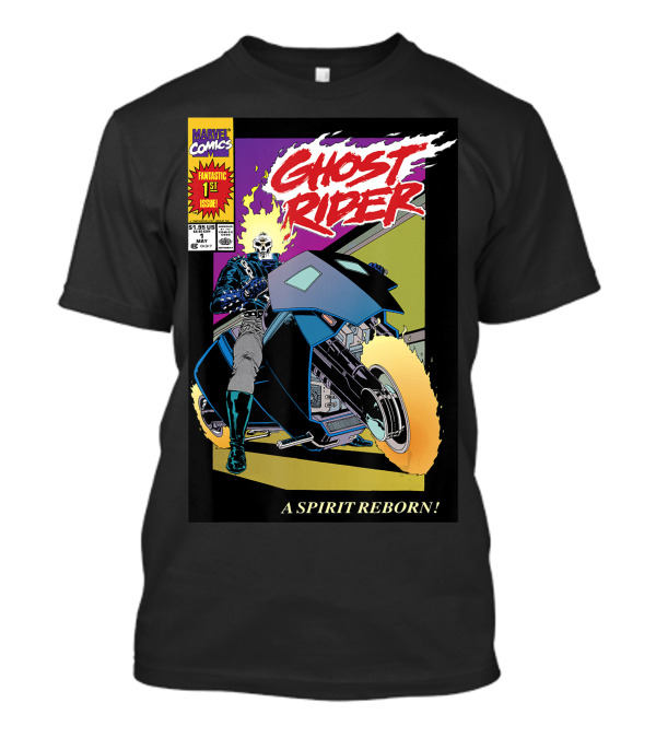 Marvel Comics Ghost Rider Number 1 A Spirit Reborn Fantastic First Issue T-Shirt