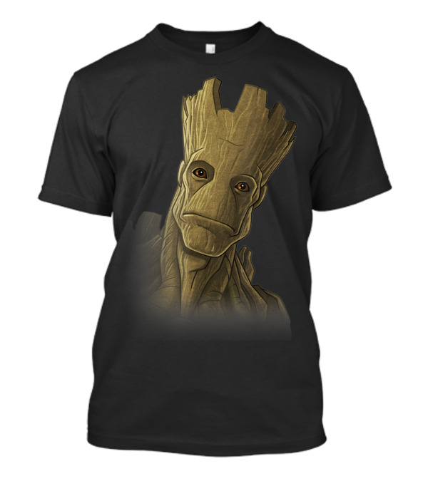Marvel Guardians Of The Galaxy Groot Face Character Closeup T-Shirt