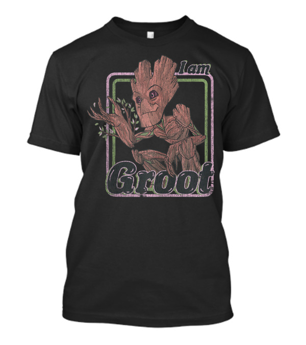 Marvel Guardians Of The Galaxy I Am Groot Character T-Shirt