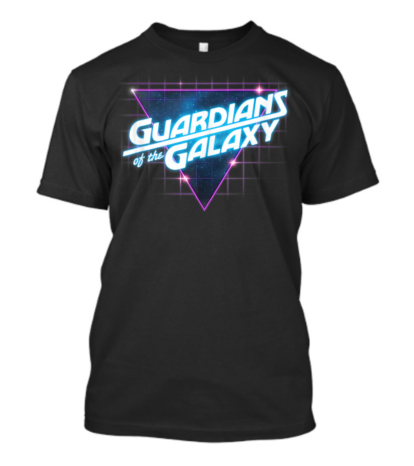 Guardians Of The Galaxy Retro Neon Triangle T-Shirt