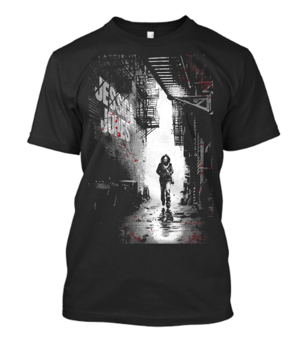 Marvel Jessica Jones Alleyway Noir Scene T-Shirt