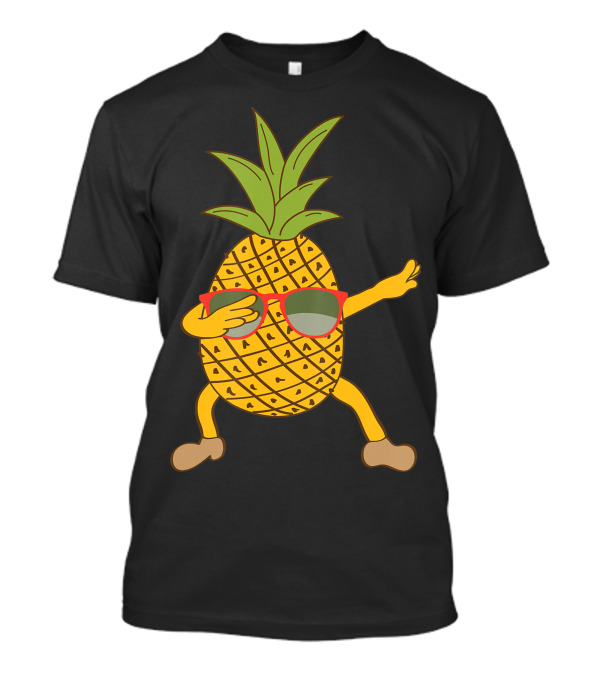 Pineapple Dabbing Hawaiian Pineapple With Sunglasses T-Shirt