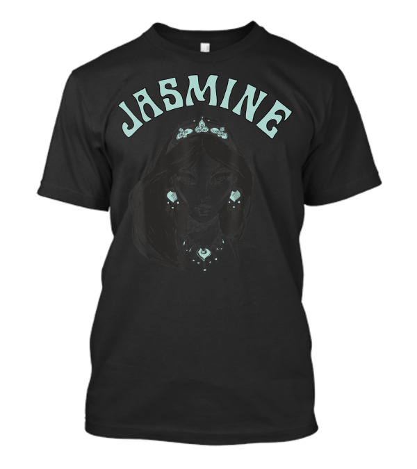 Jasmine Disney Aladdin Live Action Face Sketch T-Shirt