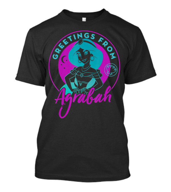 Greetings From Agrabah Disney Aladdin Princess Jasmine T-Shirt