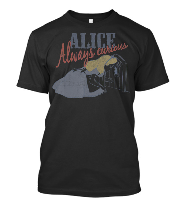 Disney Alice In Wonderland Alice Always Curious Door Exploration T-Shirt