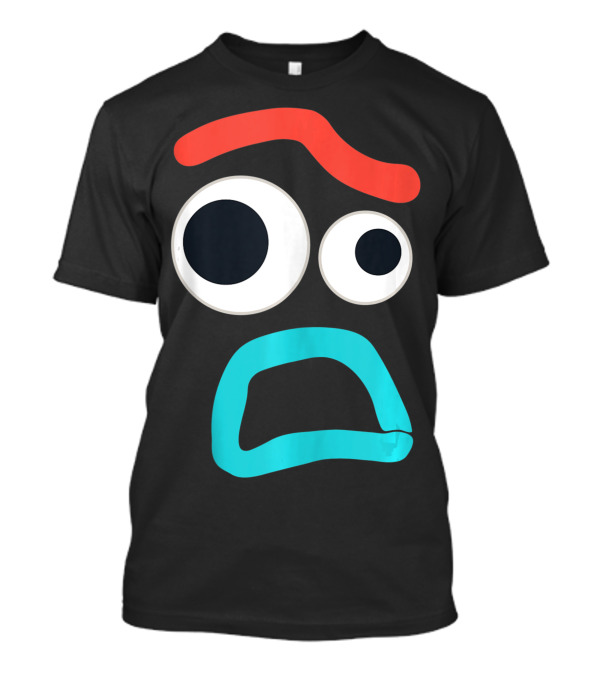 Disney And Pixar Toy Story 4 Forky Timid Face Expression 9G T-Shirt