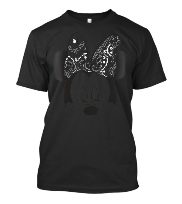 Disney Paisley Bandana Minnie Mouse Bow T-Shirt