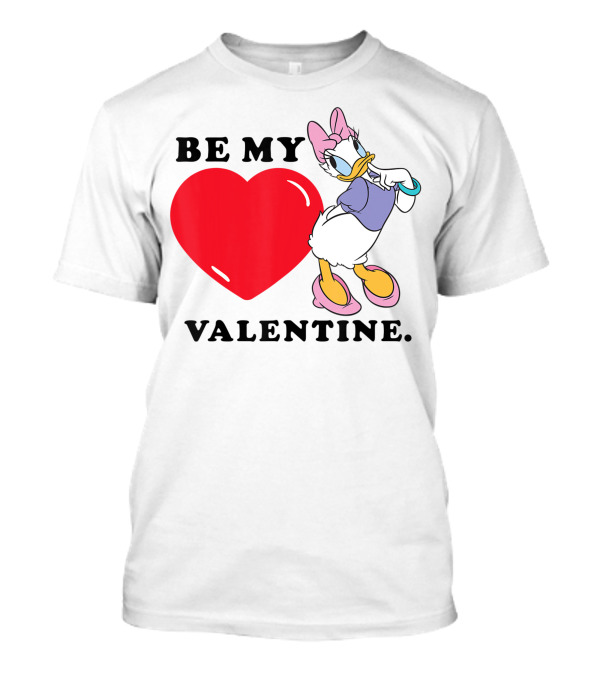 Disney Be My Valentine With Heart And Daisy Duck T-Shirt
