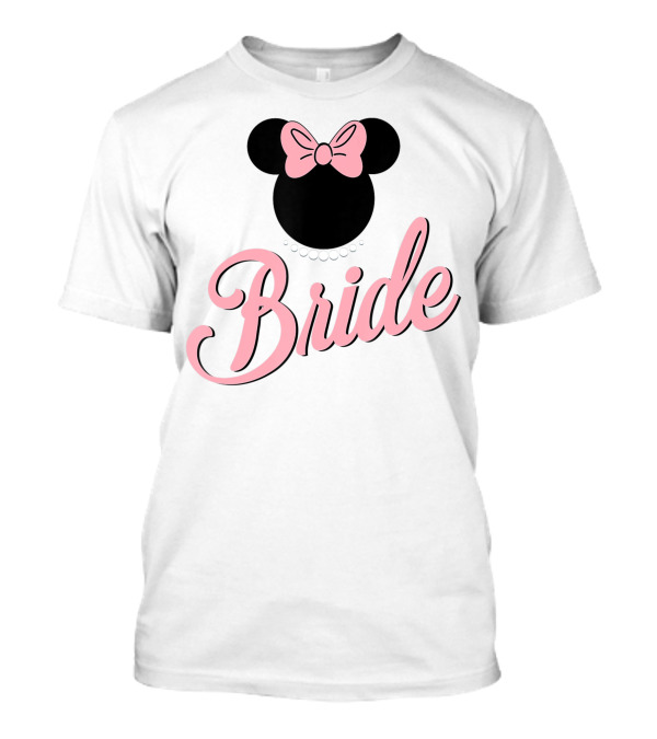 Disney Bride Minnie Mouse Bow T-Shirt