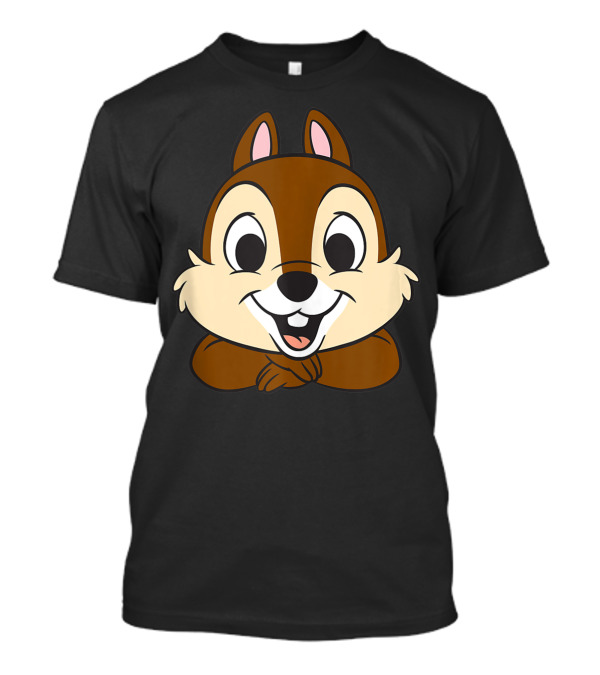 Disney Chip Iconic Smiling Face Character T-Shirt