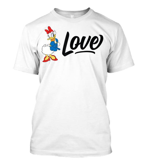 Daisy Duck Love Disney Iconic Character Expression T-Shirt