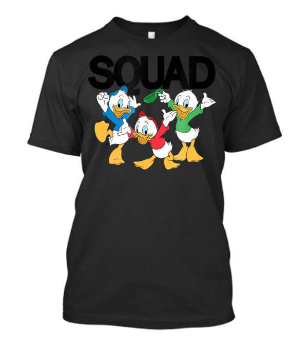 Disney Donald Duck Nephews Huey Dewey Louie Squad T-Shirt