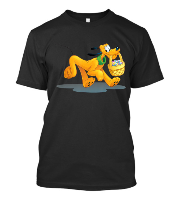 Disney Pluto Easter Basket T-Shirt