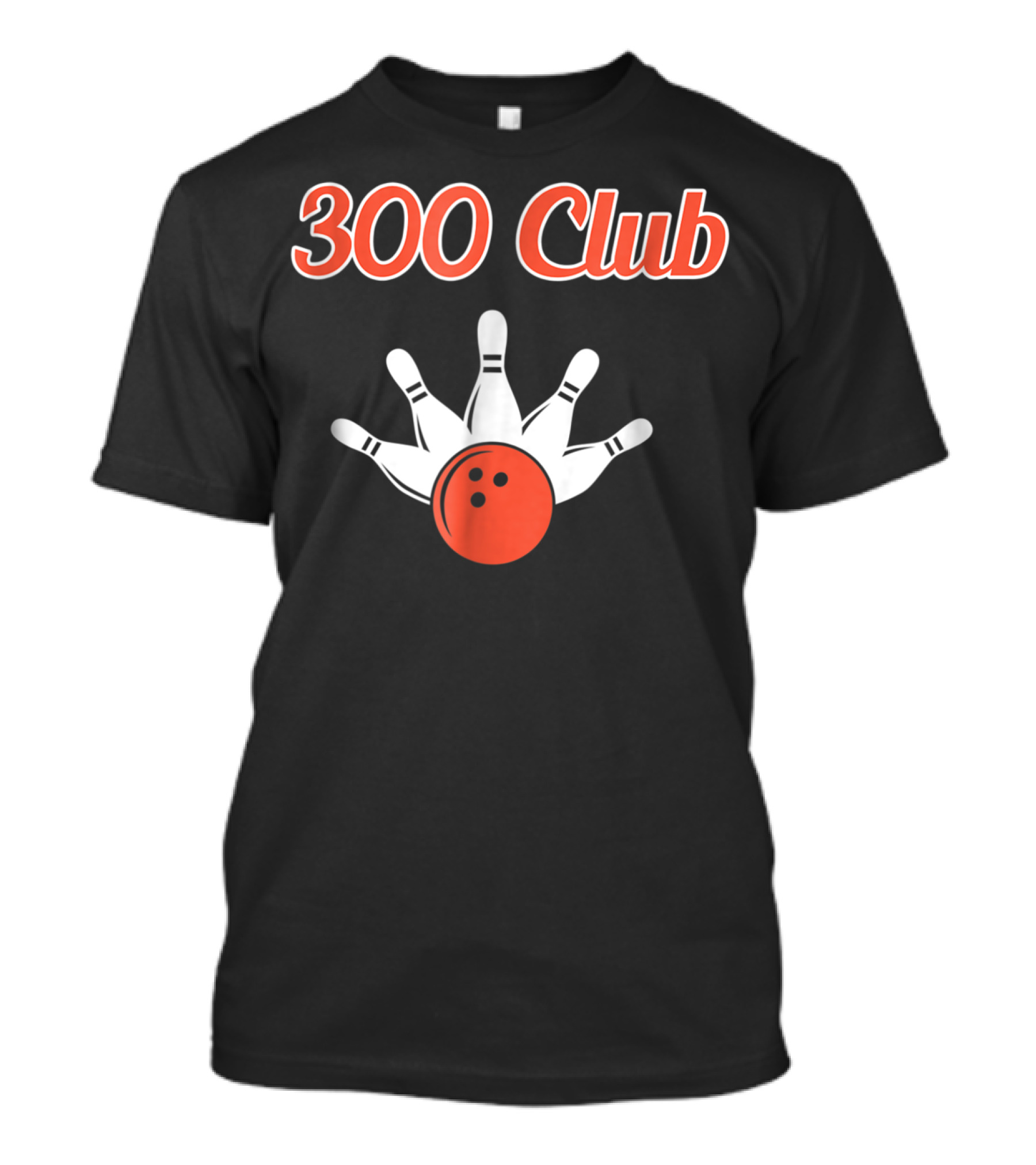 300 Club Bowling Perfect Game Achievement T-Shirt