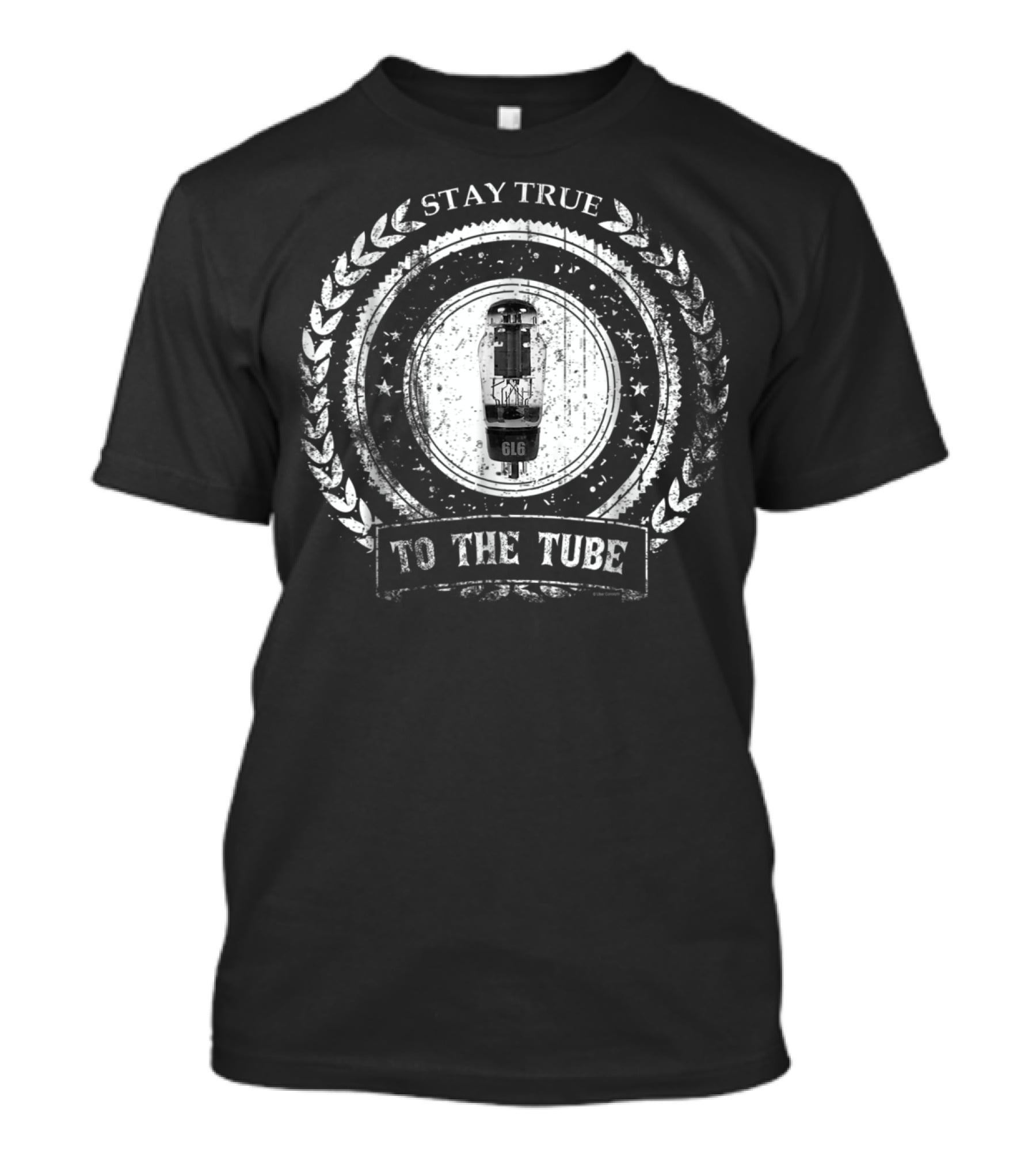 Stay True To The Tube Classic 6L6 Guitar Amplifier Valve T-Shirt