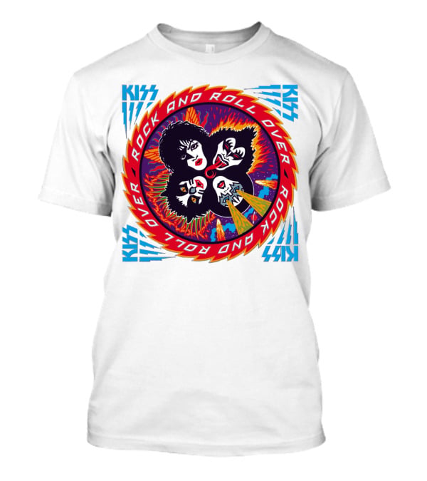 KISS Rock And Roll Over Vintage Album Cover T-Shirt