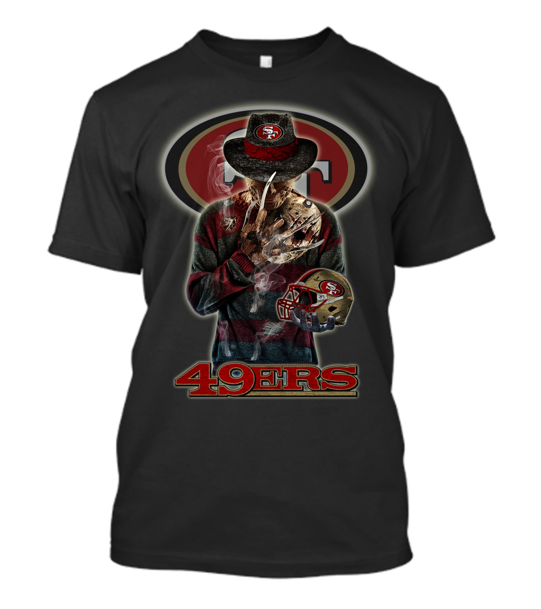 49ers Freddy Krueger San Francisco Football Fan T-Shirt