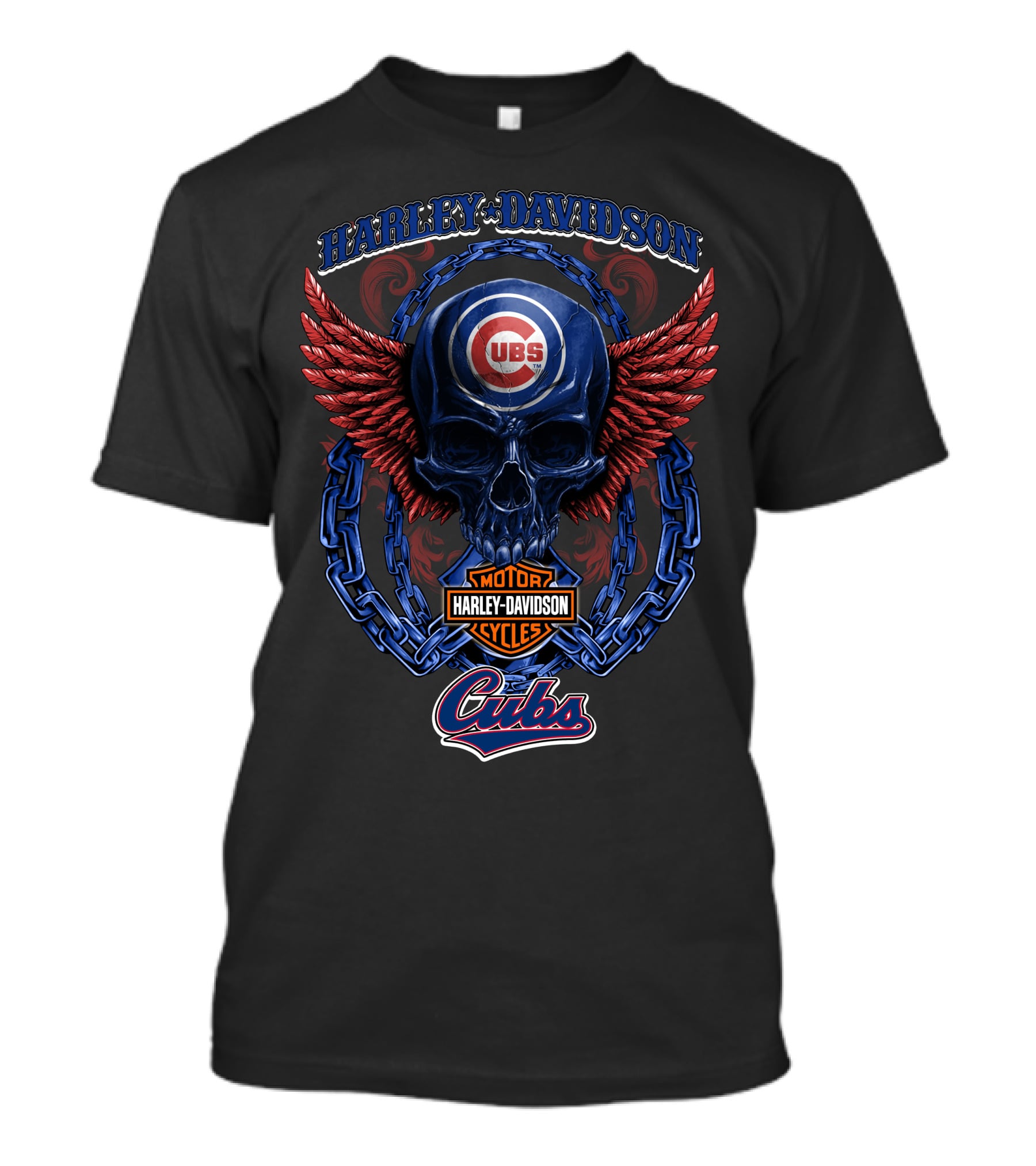 Harley Davidson Cubs Skull Logo Hd T8M5 T-Shirt