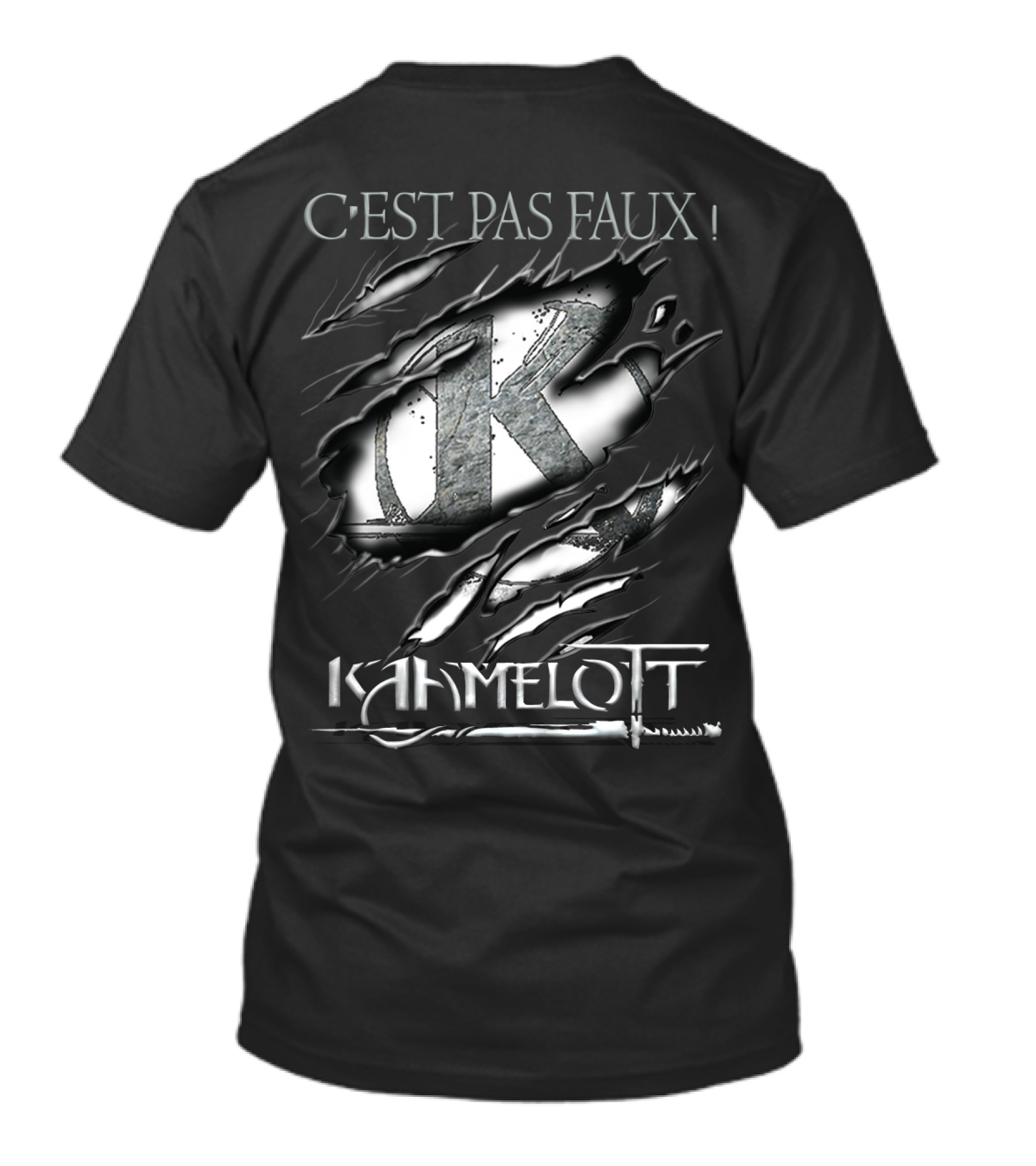 C'est Pas Faux Kaamelott K Claw Marks T-Shirt