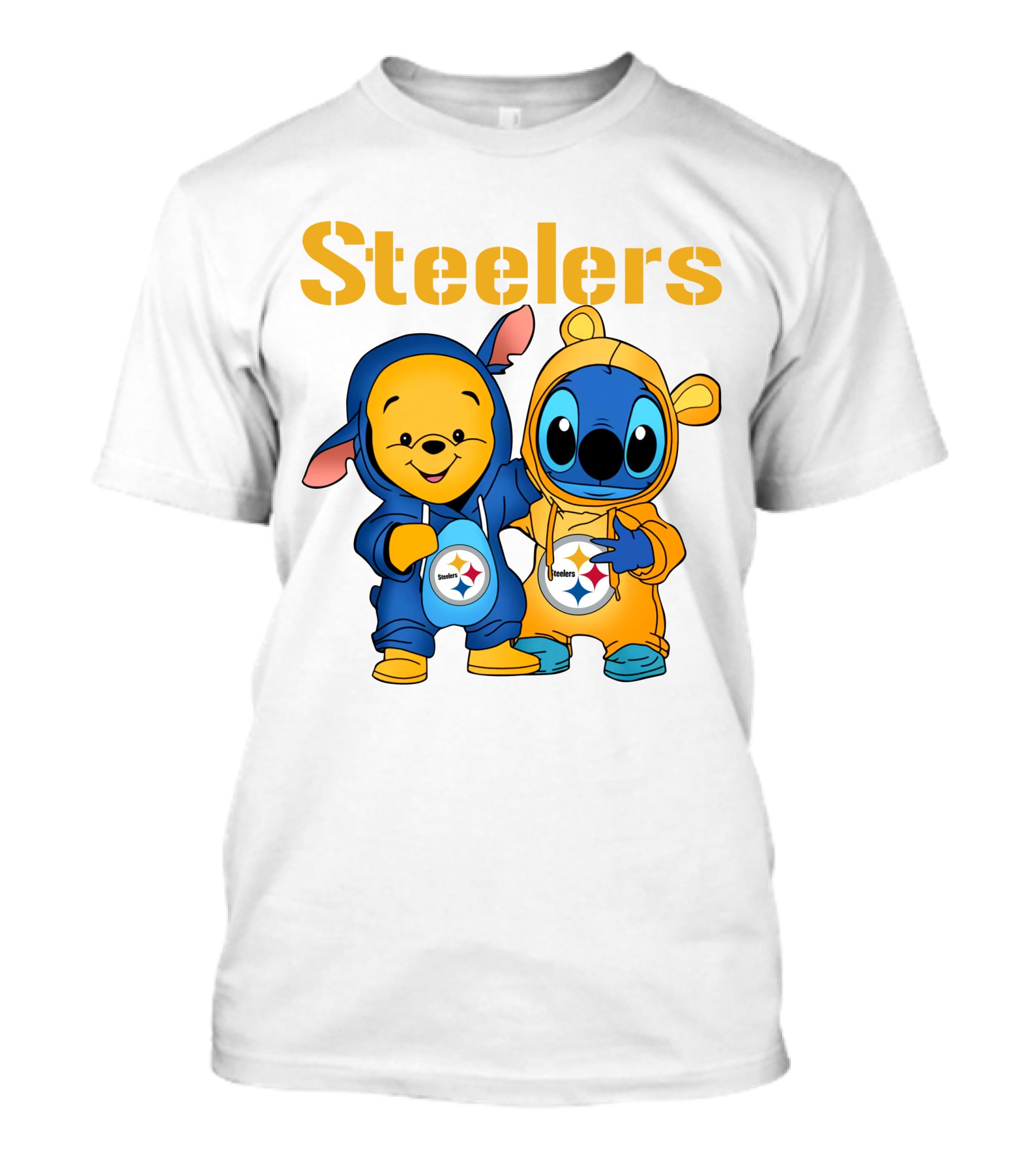 Steelers Pooh Stitch T-Shirt