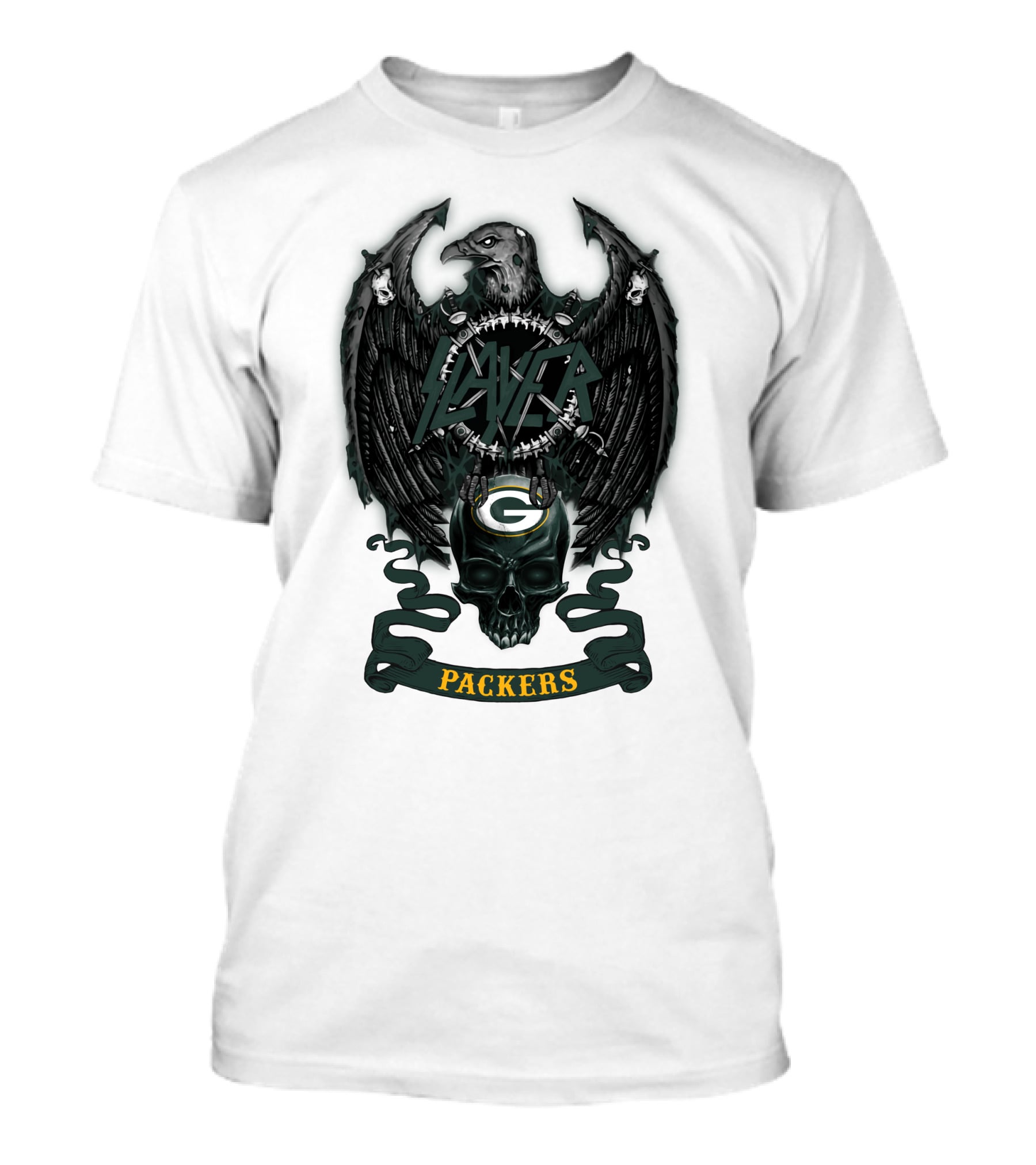 Slayer Packers Skull T-Shirt
