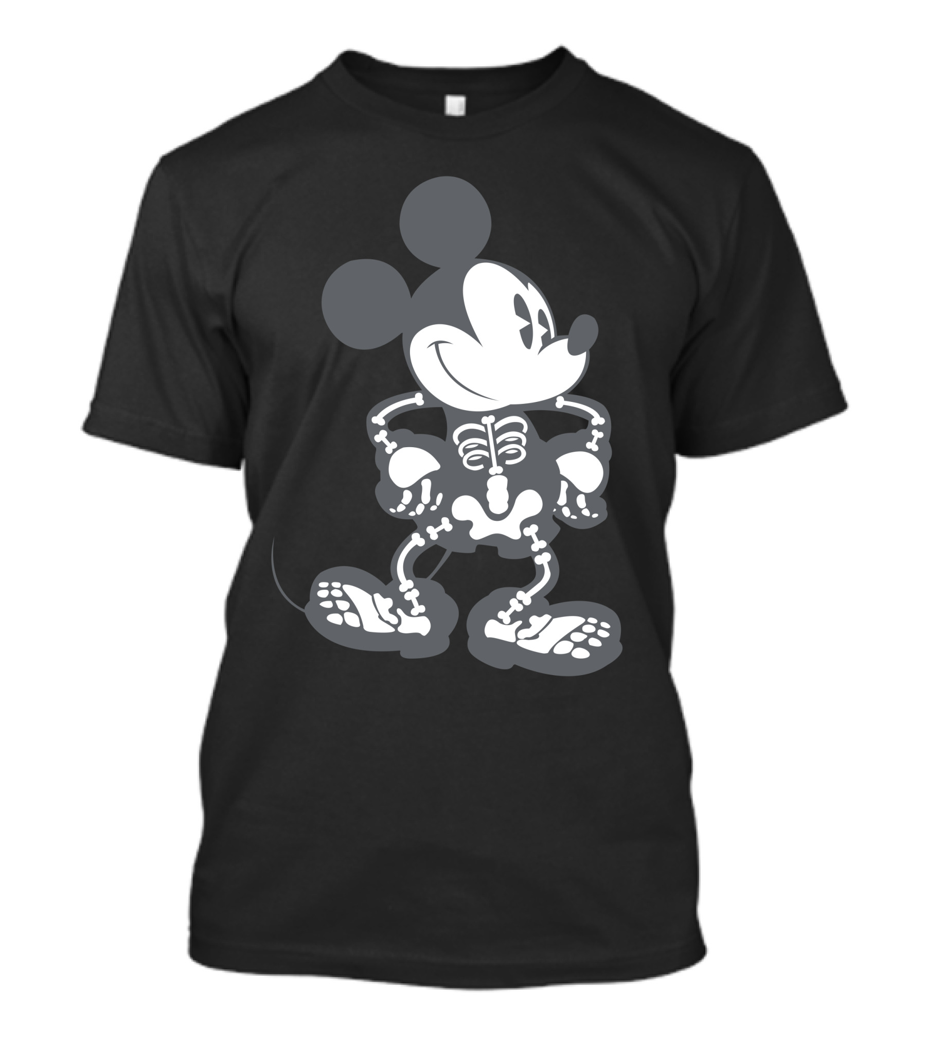 Mickey Mouse Skeleton Halloween T-Shirt