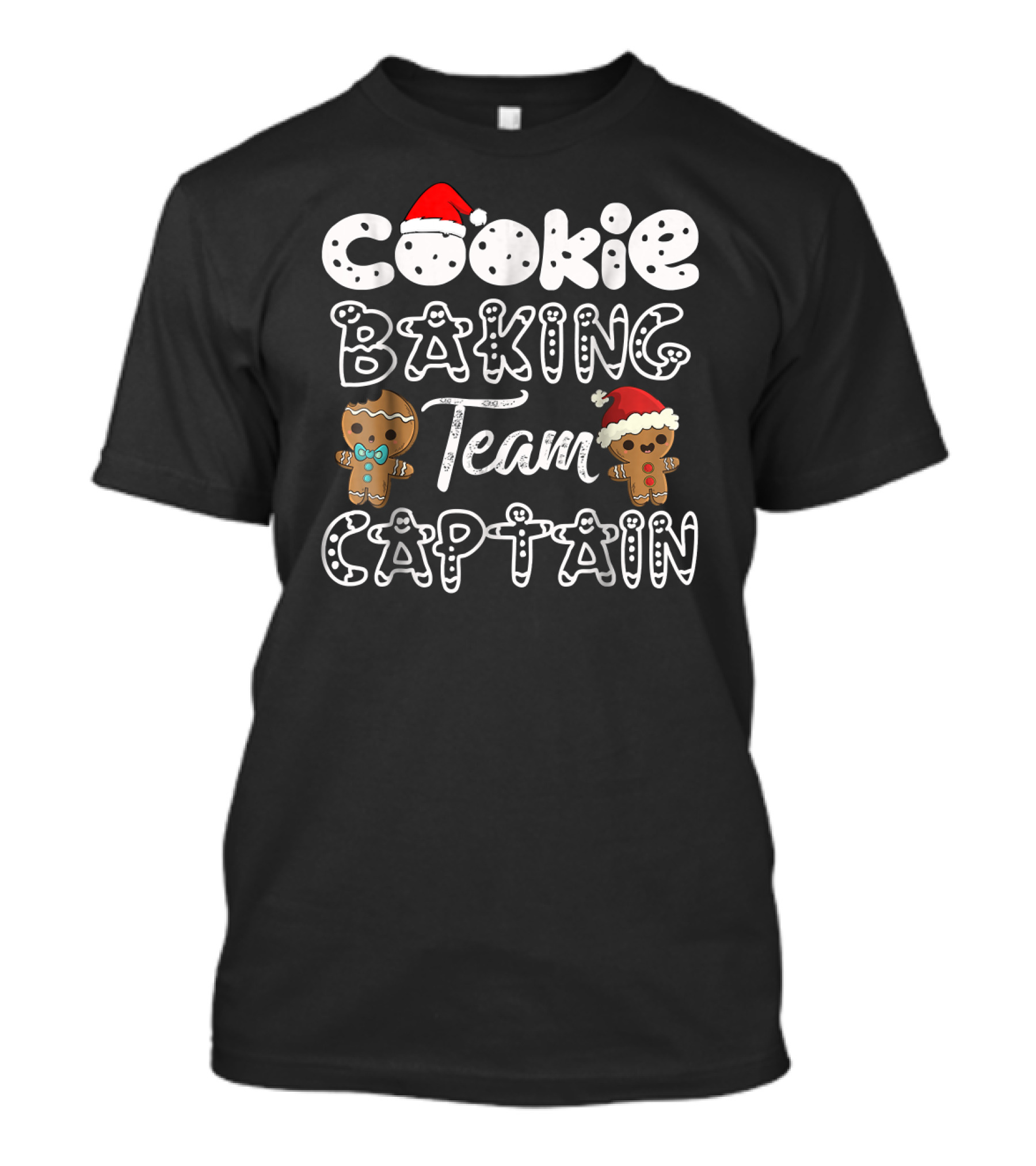 Cookie Baking Team Captain Gingerbread Christmas T-Shirt