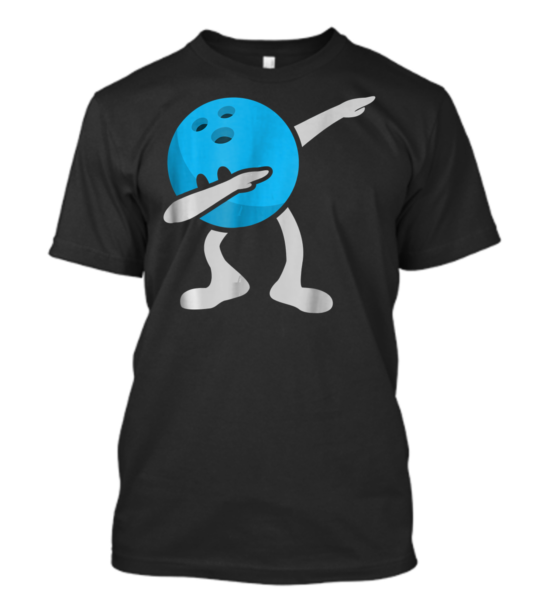 Dabbing Bowling Birthday Party Bowl Ball Dance T-Shirt