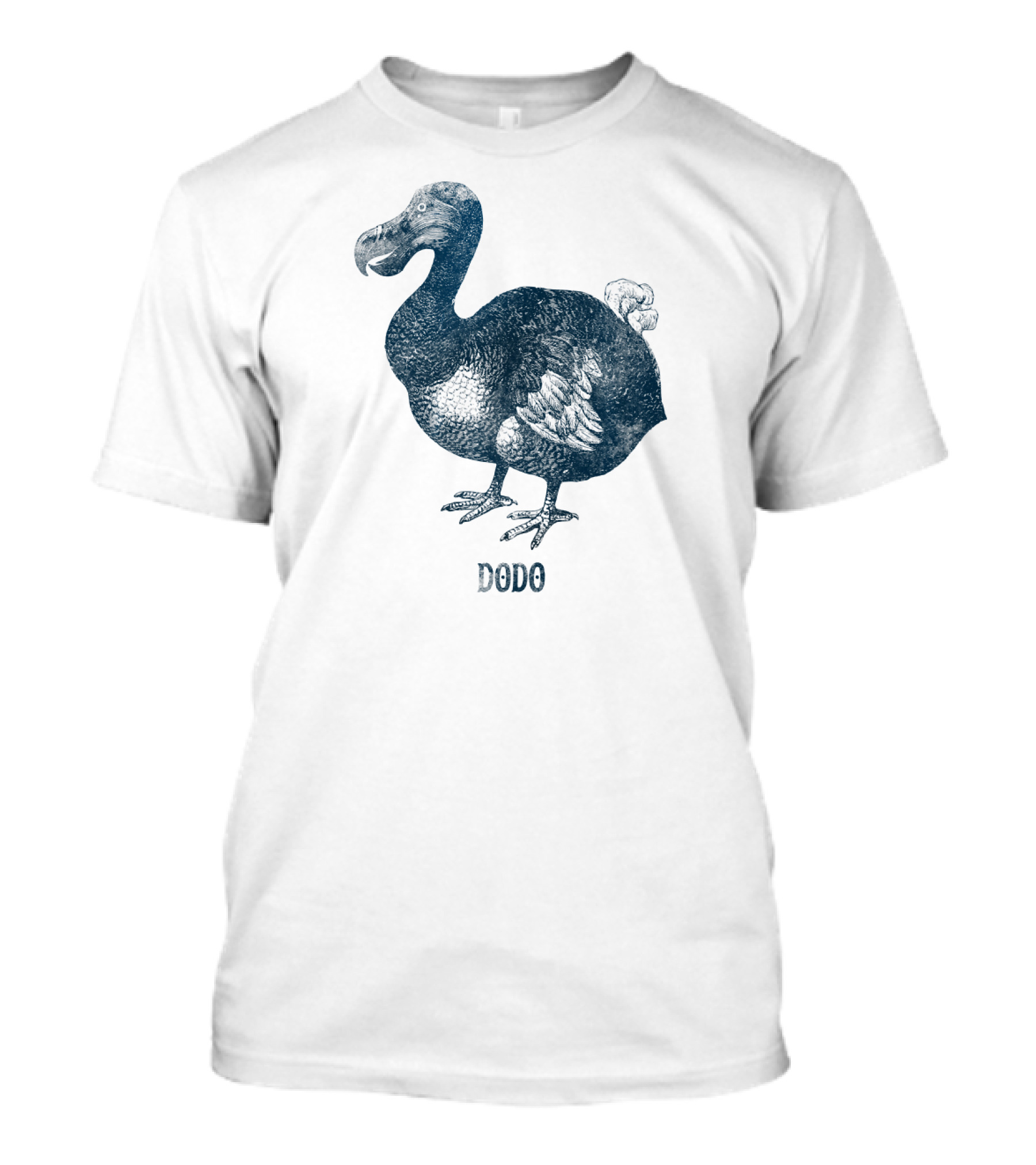 Dodo Bird Classic Illustration With Text T-Shirt