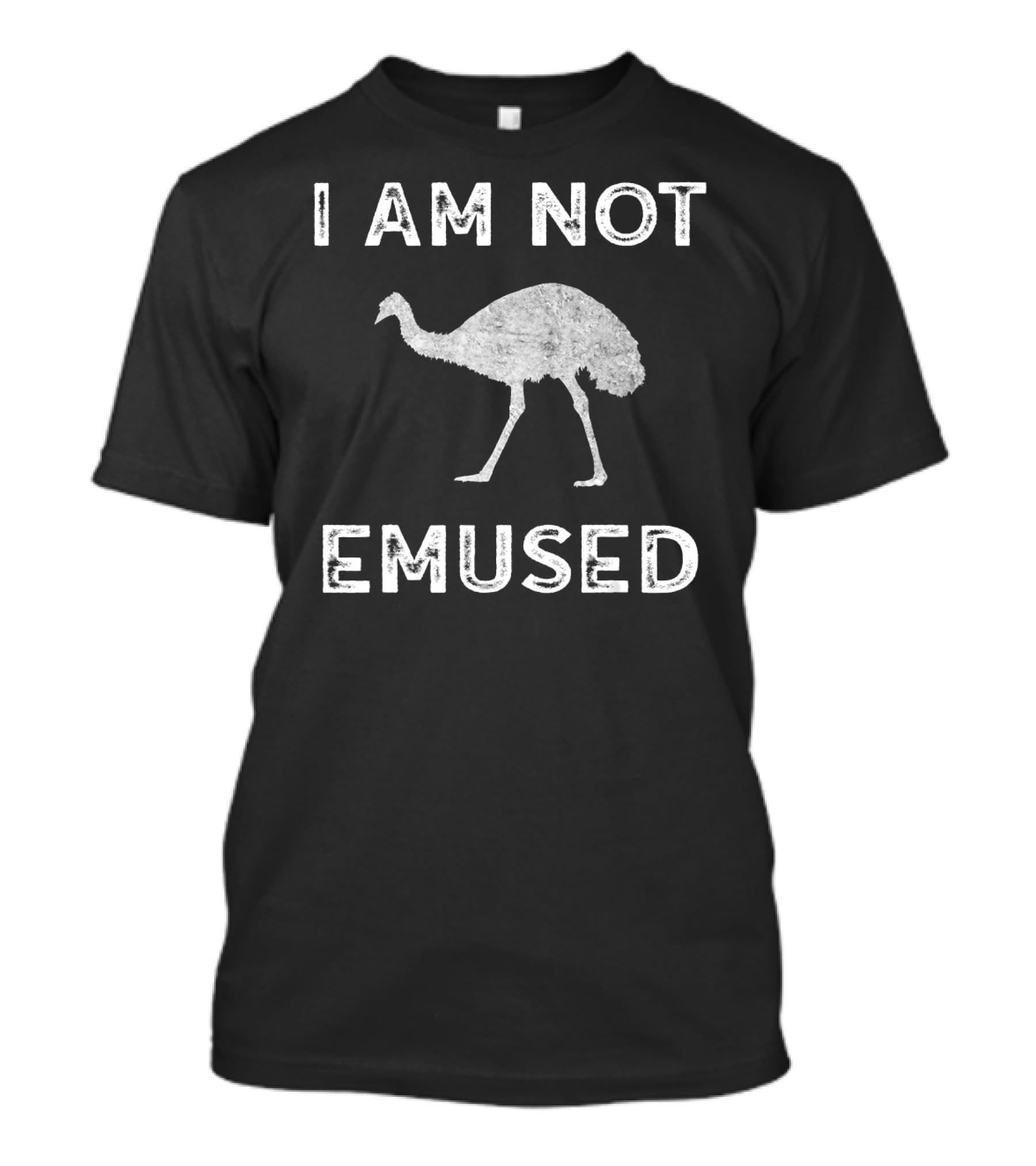 I Am Not Emused Funny Emu Not Amused Bird Anima T-Shirt