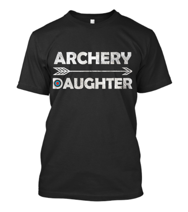 Archery Arrow Target Daughter Matching Family T-Shirt