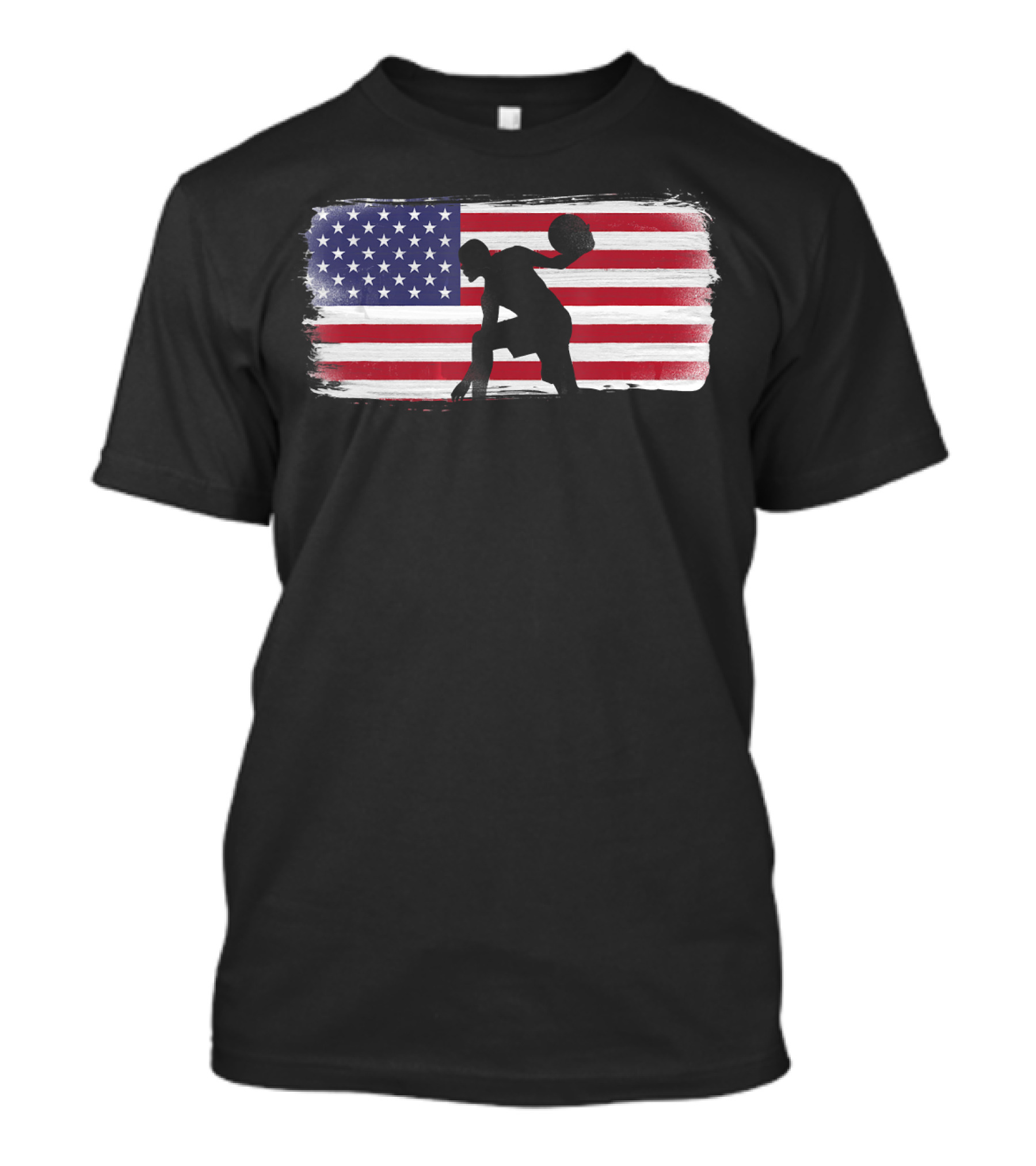 USA American Flag Basketball Player Perfect T-Shirt