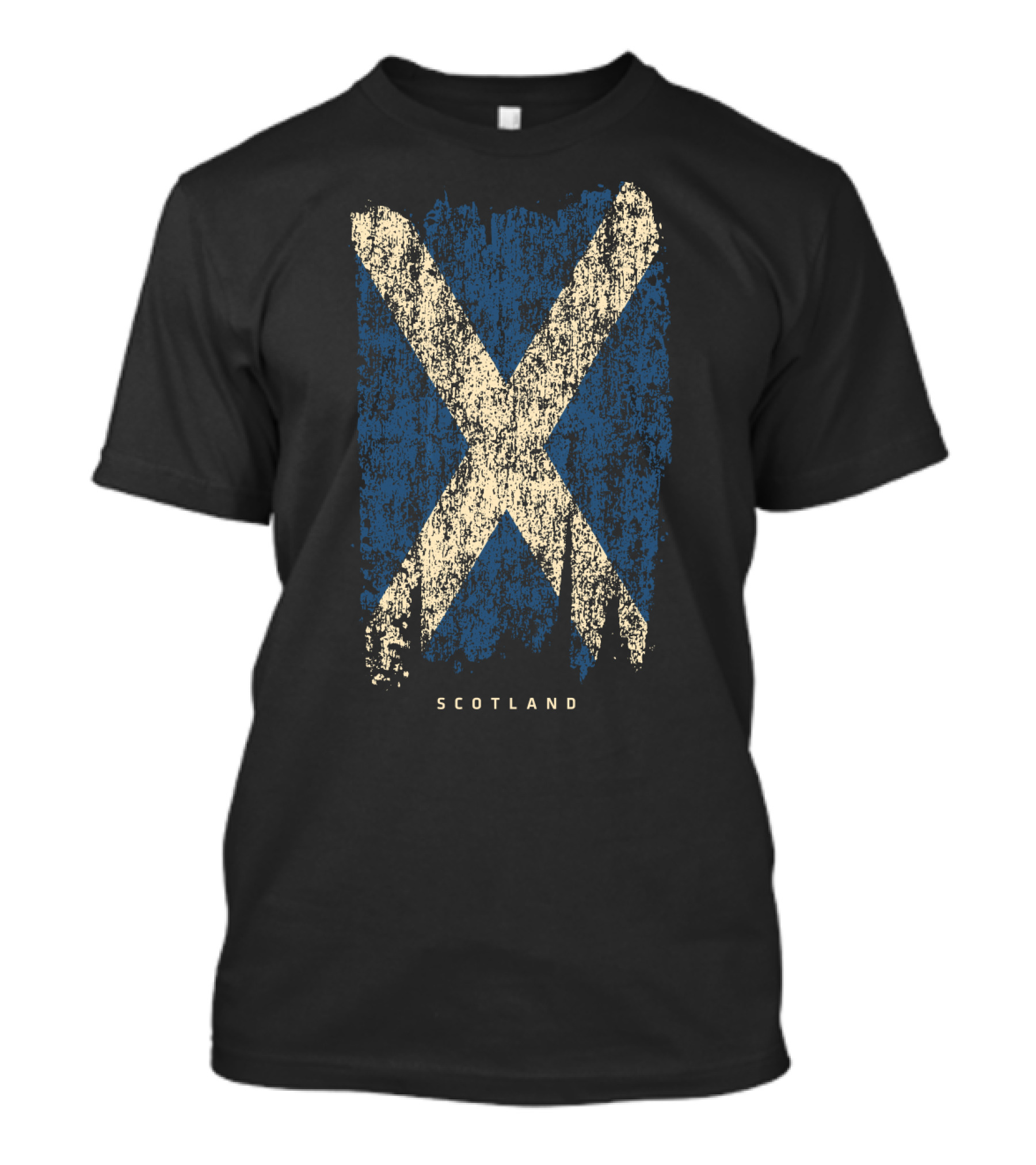Vintage Scotland Scottish Flag Textured Classic T-Shirt