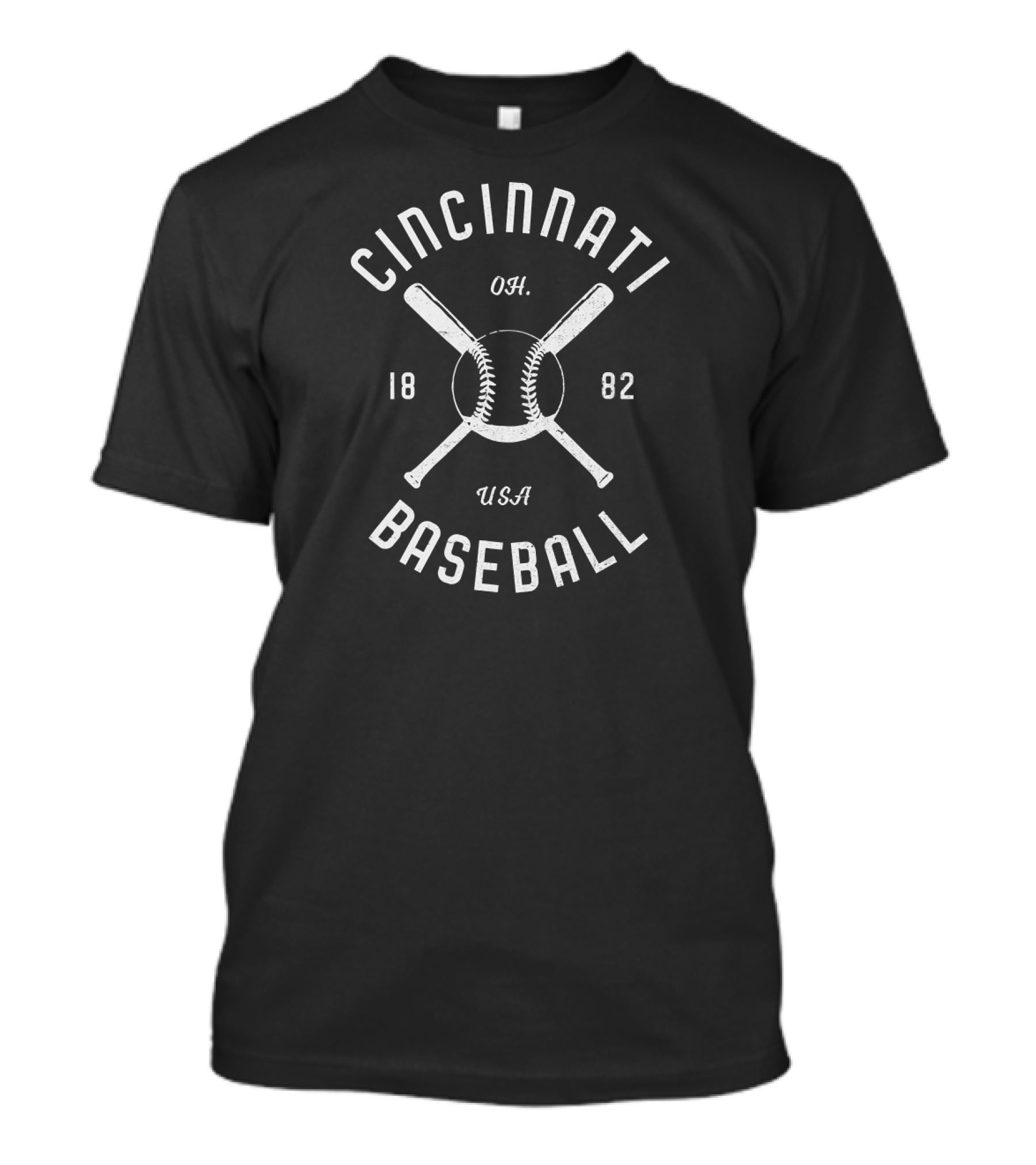 Cincinnati OH USA 1882 Baseball Vintage Look T-Shirt