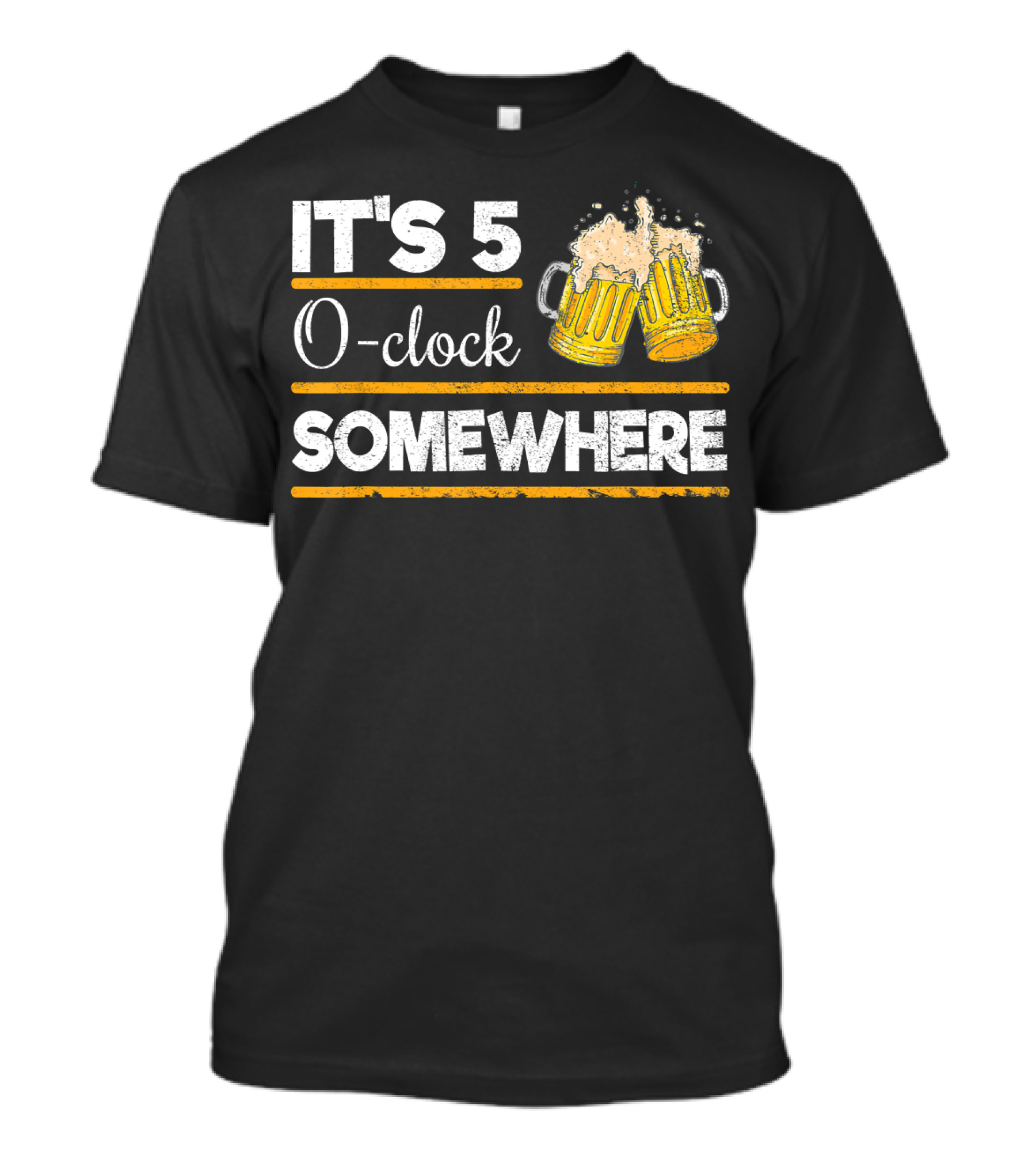 It's 5 O-clock Somewhere Funny Beer Love O' T-Shirt