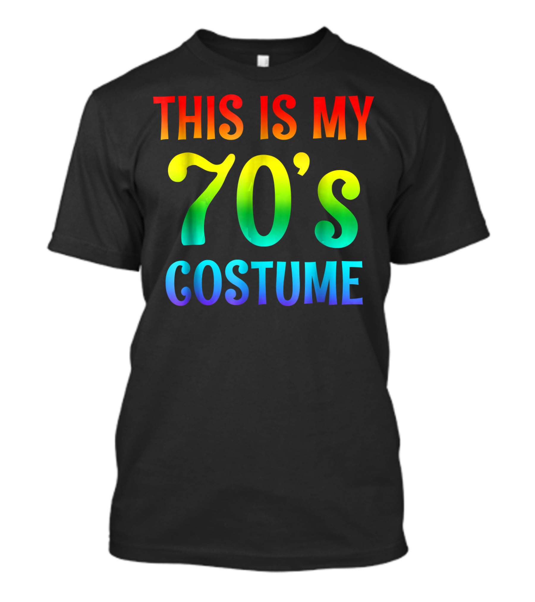 This Is My 70's Costume Halloween 1970s T-Shirt