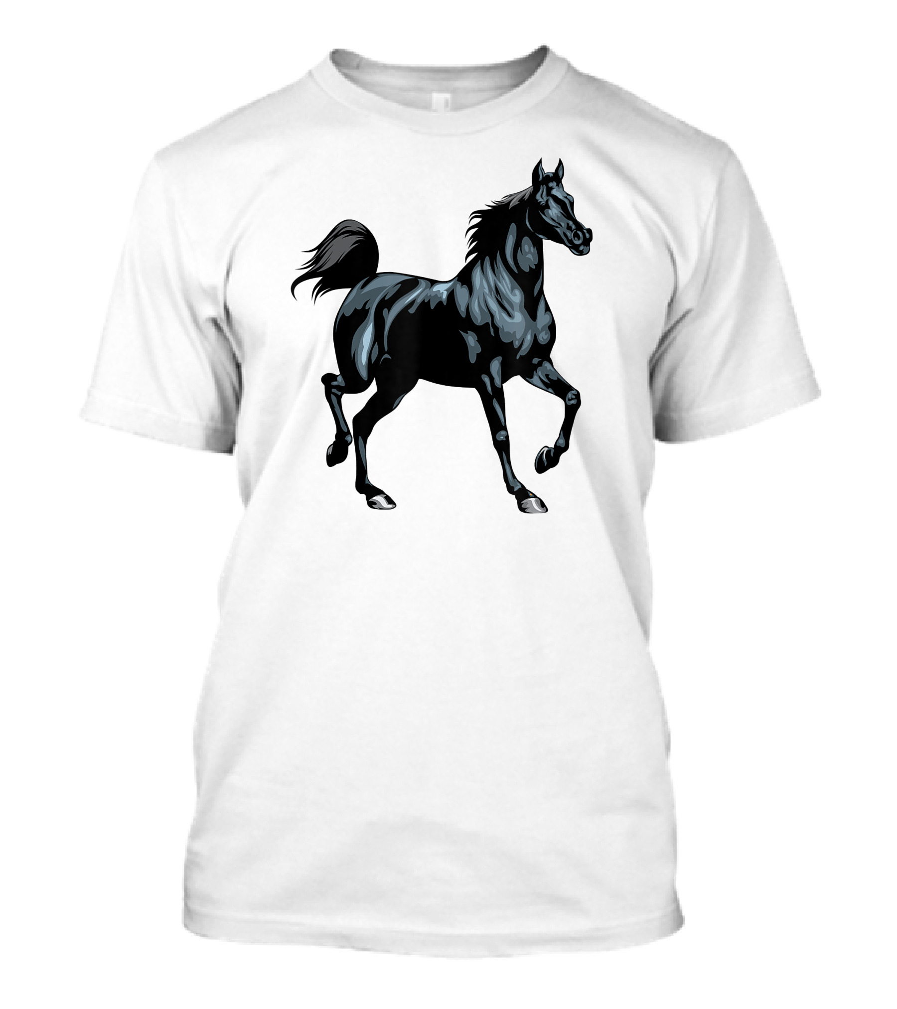 Arabian Horse Majestic Black Stallion T-Shirt
