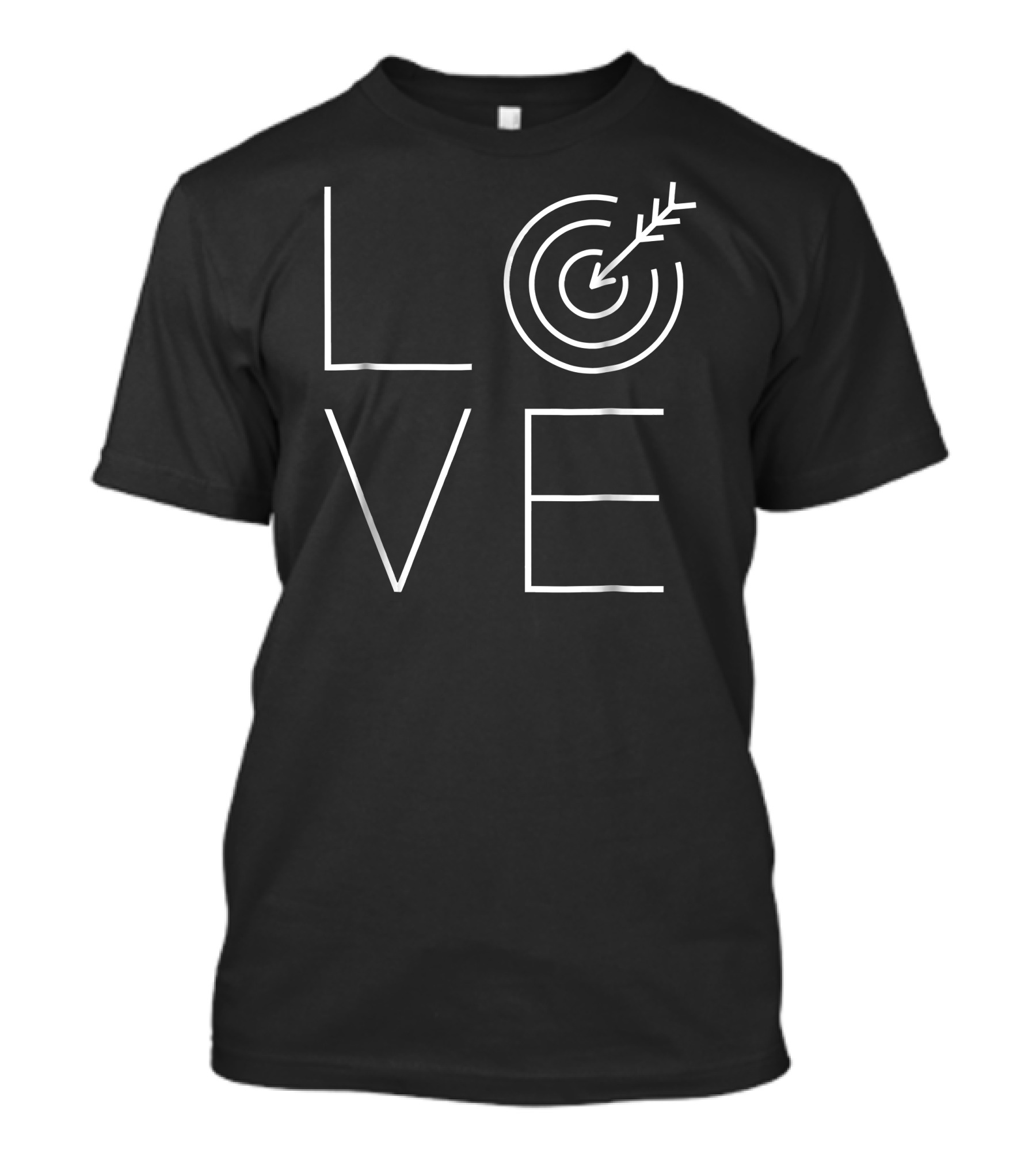 Love Target Archery Cute Novelty T-Shirt