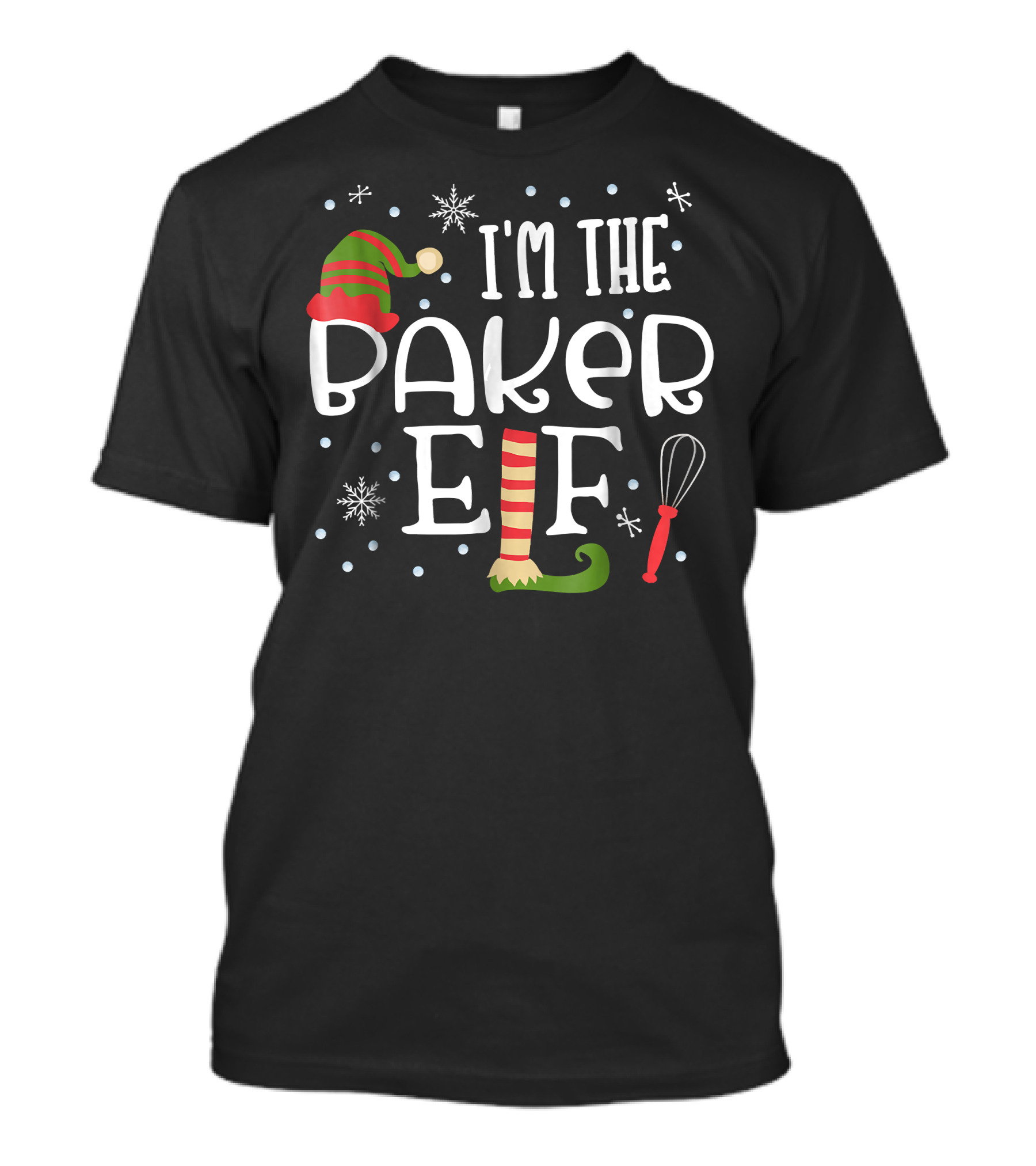 I'm The Baker Elf Christmas Family Group T-Shirt