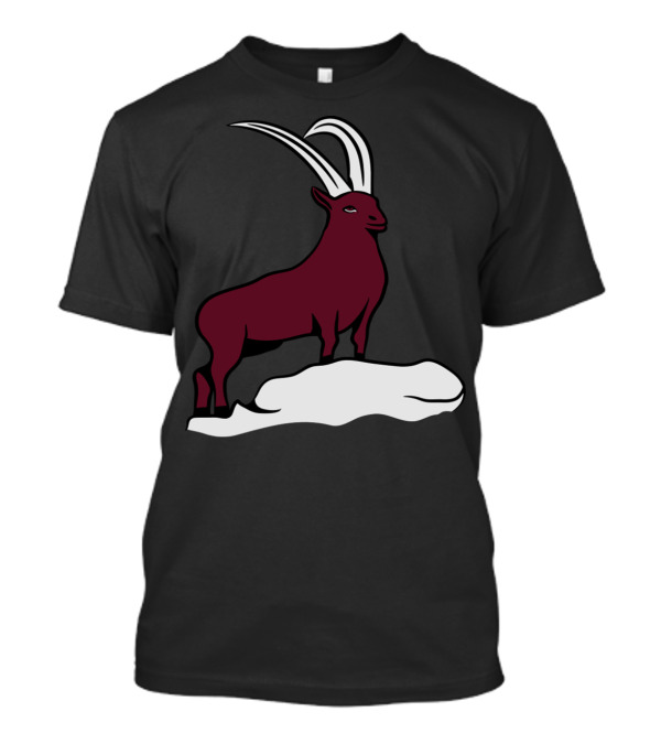 Capricorn Horoscope Mountain Goat On Rock T-Shirt