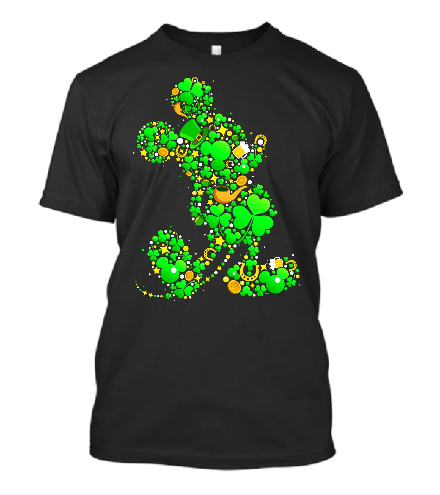 Mickey Mouse Shamrock Luck St. Patrick's Day 2019 T-Shirt