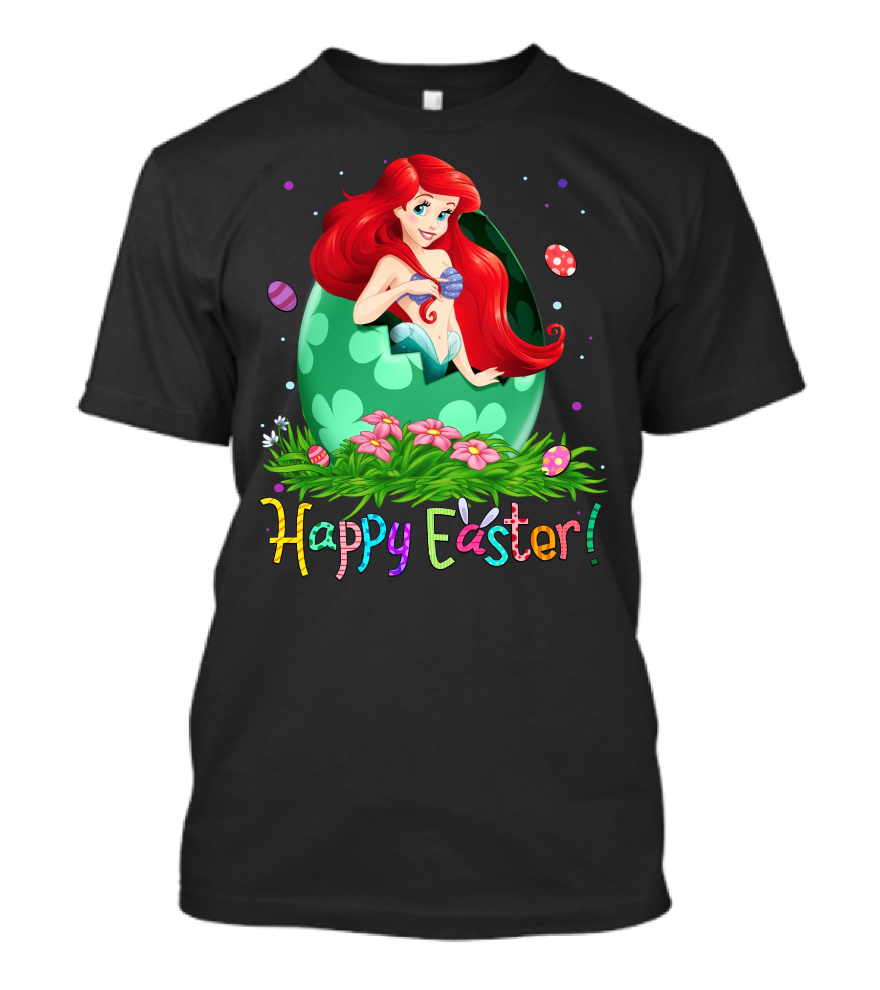 Happy Easter Mermaid Egg Ariel T-Shirt