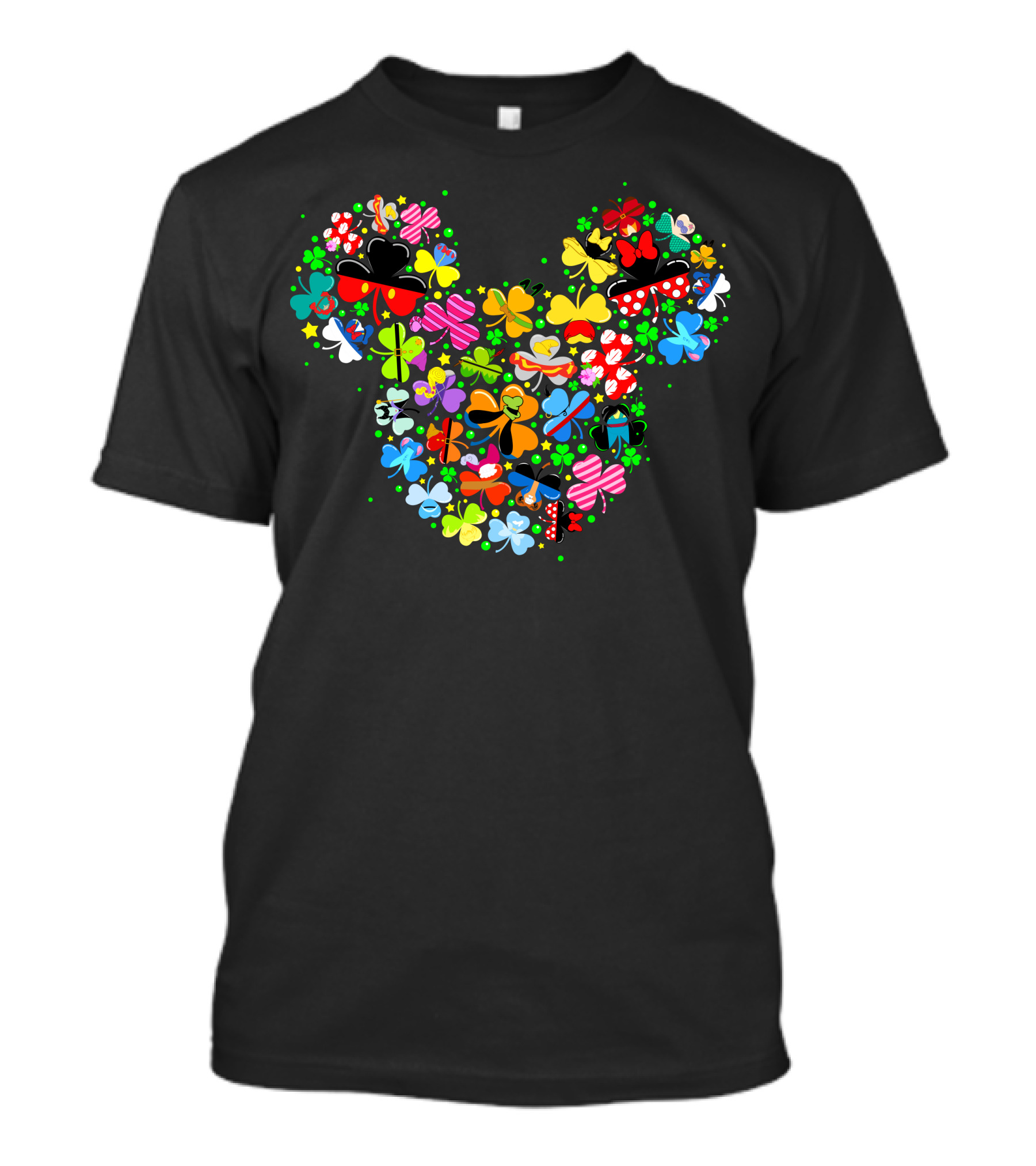 Disney Characters Mouse Ears Collage T-Shirt