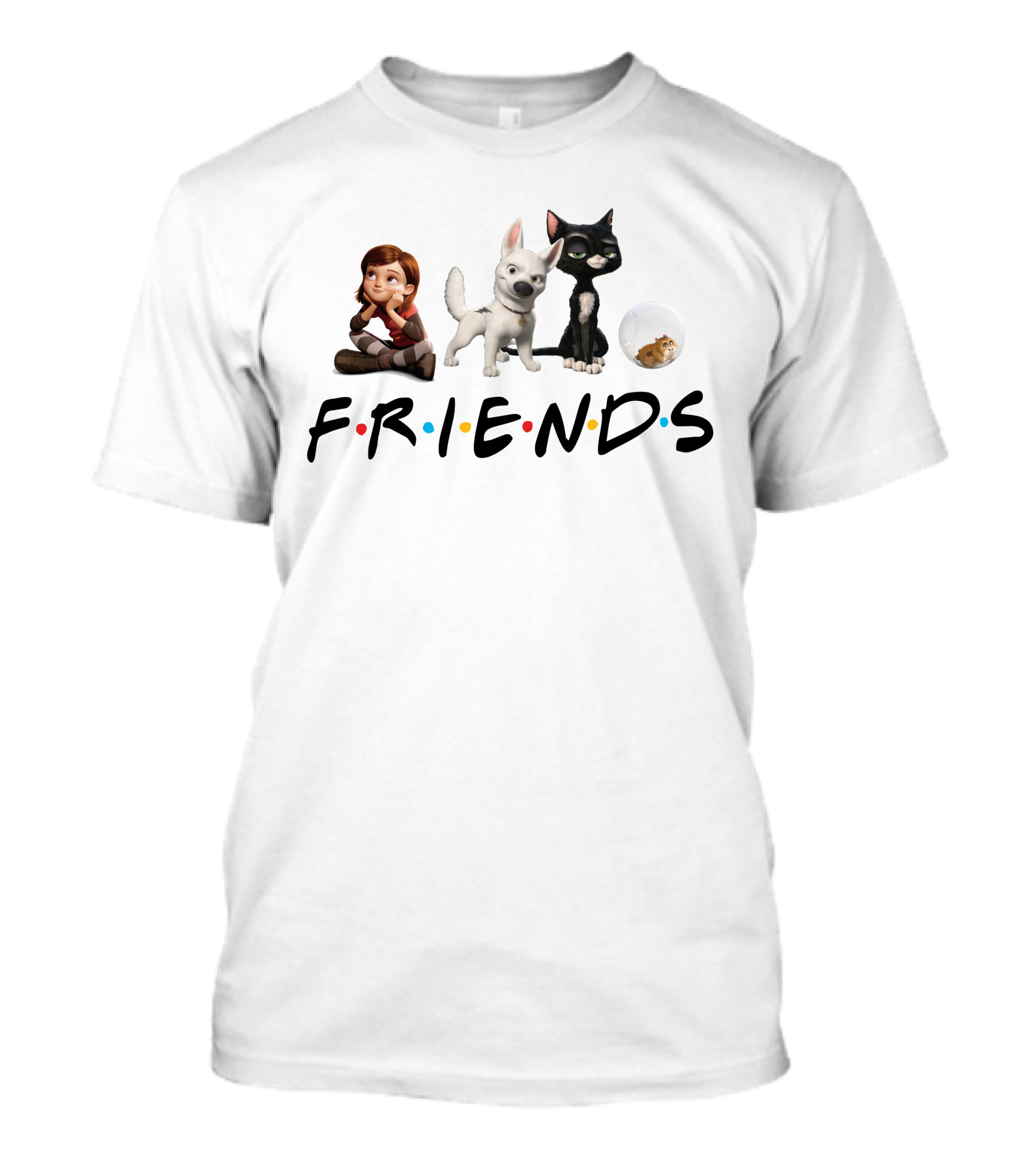 Disney Bolt Characters Friends T-Shirt