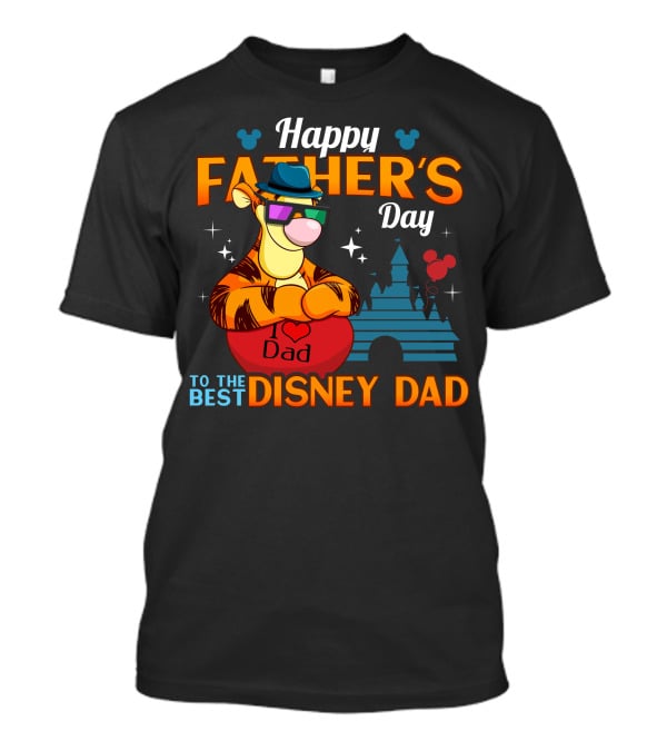 Happy Father's Day Tigger Disney Dad T-Shirt