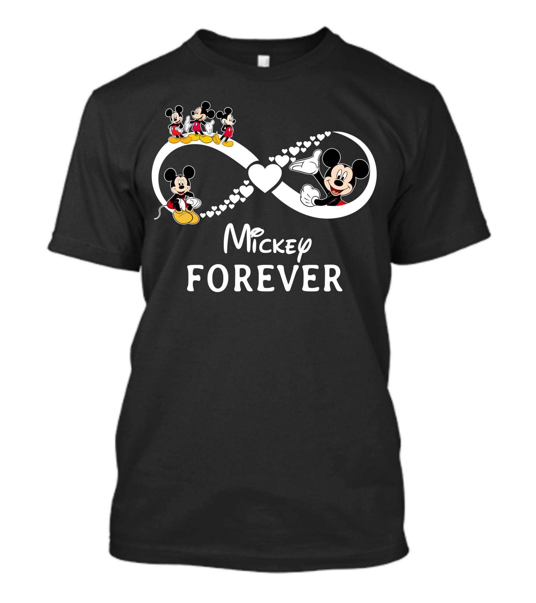 Mickey Forever Infinity Hearts T-Shirt